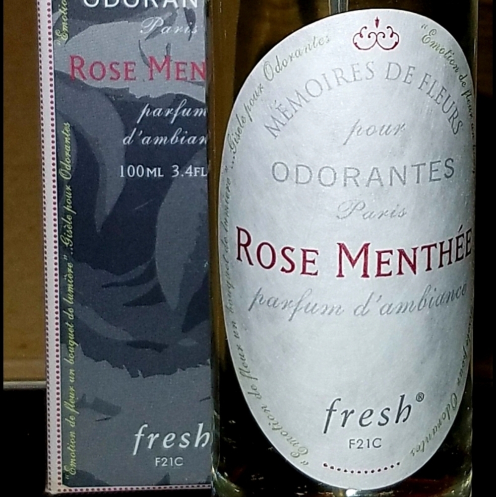 NIB Vintage Fresh Rose Menthee Room Spray 3.4 FL. Oz. - Picture 2 of 2